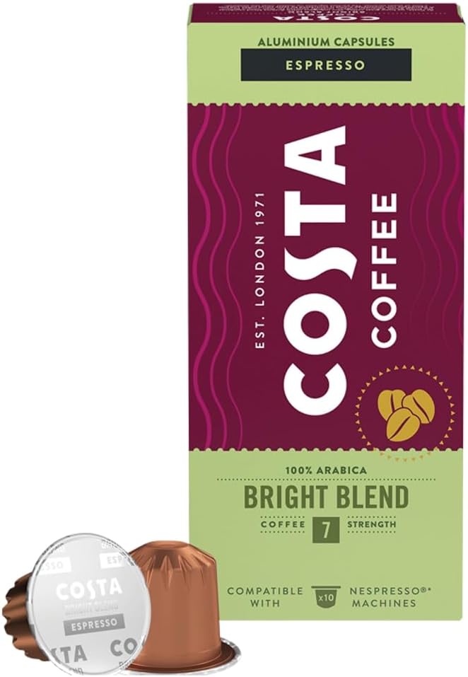 Costa Coffee Bright Blend - 10 Capsules