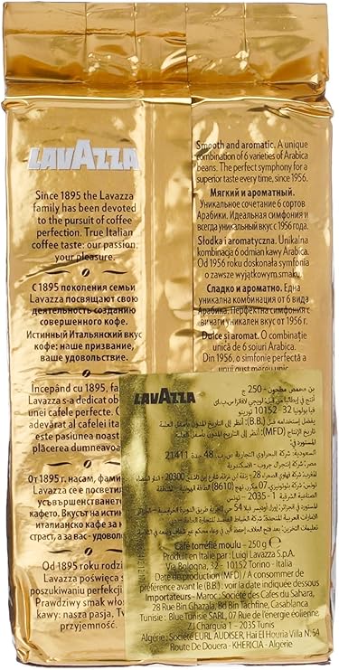 Lavazza Qualita ORO Ground Coffee 250g