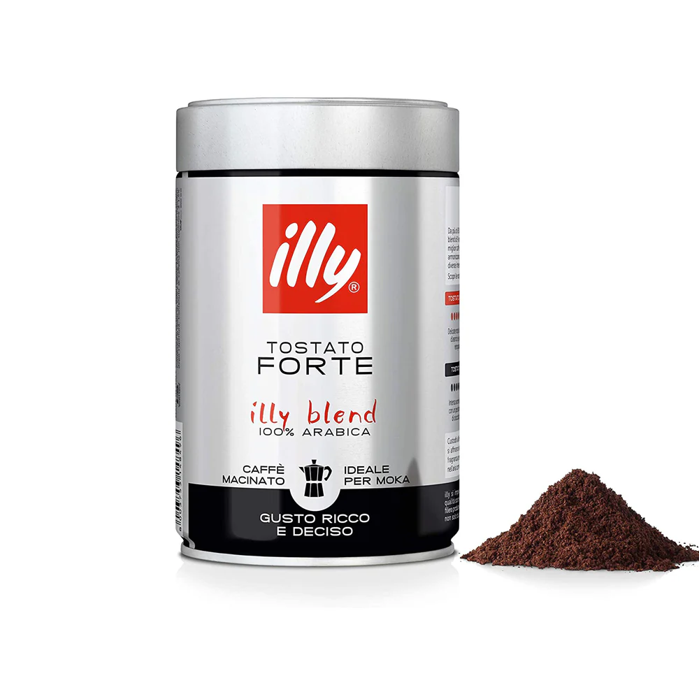 illy Tostato Forte Ground Coffee Can 250g