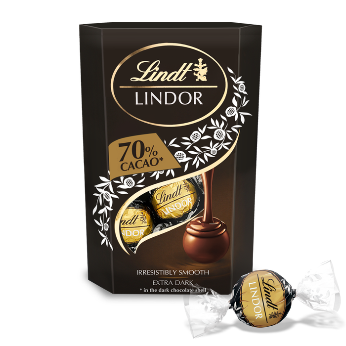 Lindt LINDOR Dark 70% Chocolate Truffles 200g