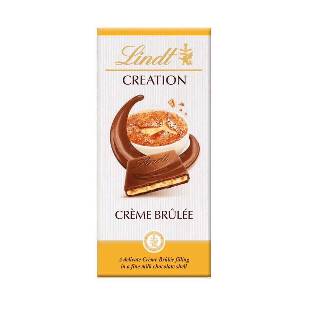 Lindt Creation Crème Brulee Chocolate Bar 150g