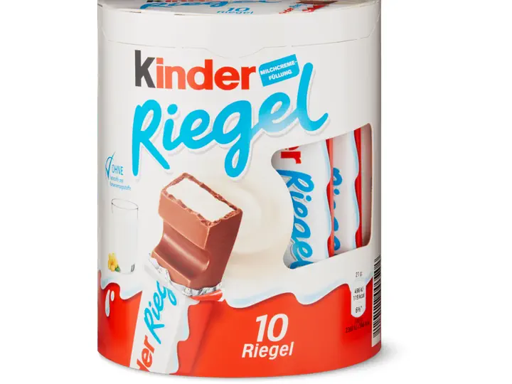 Kinder Riegel Chocolate Bars 210g