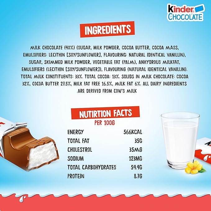 Kinder Chocolate 100 gm