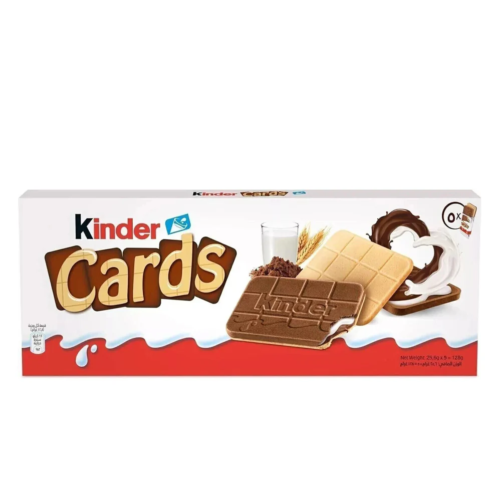 Kinder Cards Biscuit Waffle 128g