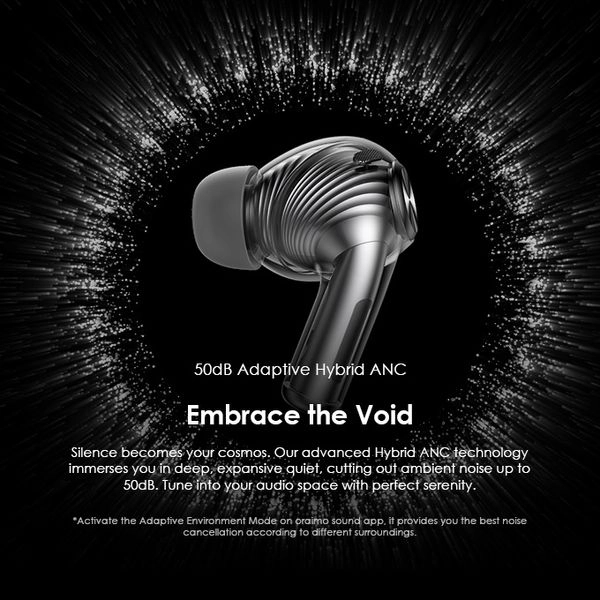Oraimo SpaceBuds Pro Hybrid ANC True Wireless Earbuds