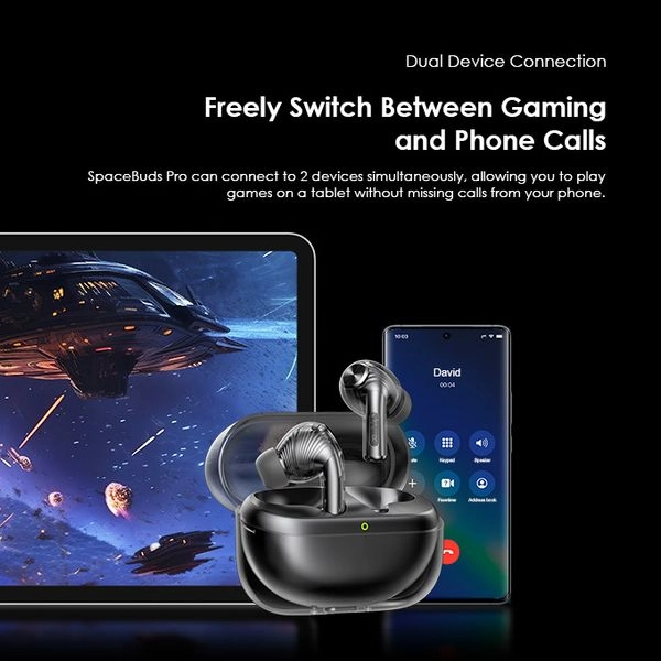 Oraimo SpaceBuds Pro Hybrid ANC True Wireless Earbuds