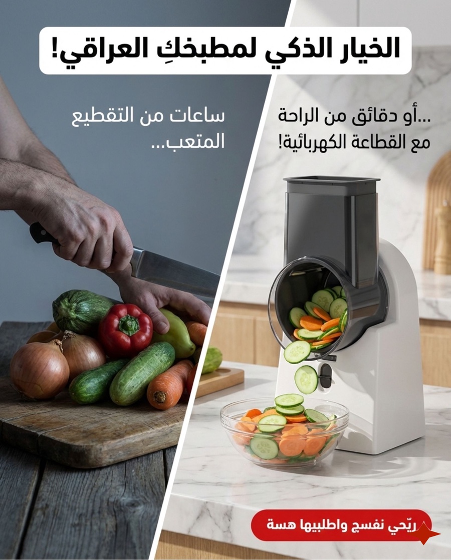 أنواع شفرات قطاعة الخضروات الذكية