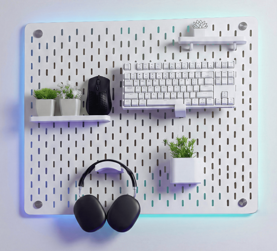 Gear on display. Setup on fire.