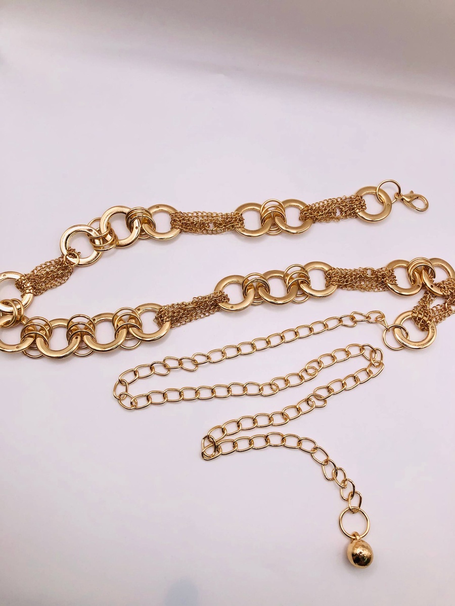 Venice Cascades Chain Belt – Layered Luxury