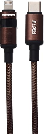 RS32CL Type-C to Lightning Cable | 27W PD Fast Charging with Power Display