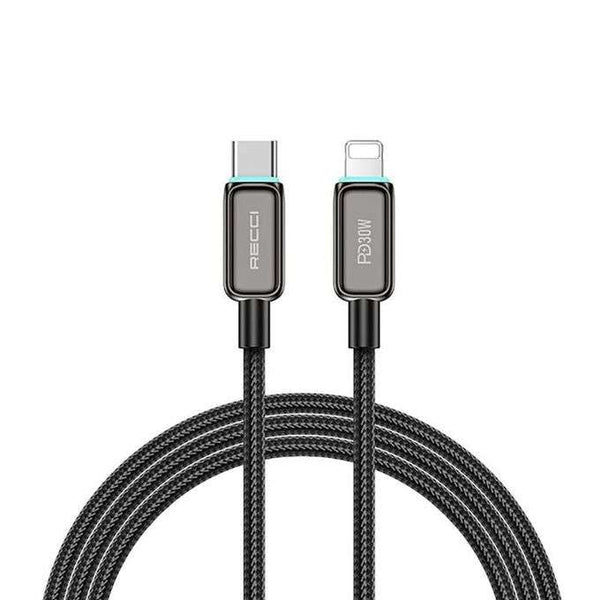 DATA CABLE 30W RS48CL Type-C to Lightning with Power Display