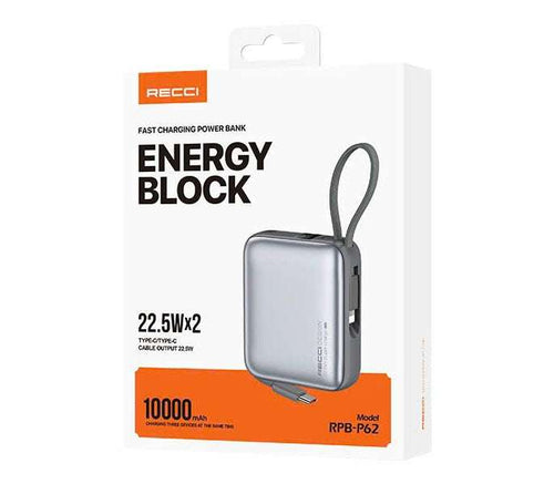 RPB-P62 Mini Portable Power Bank 10000mAh