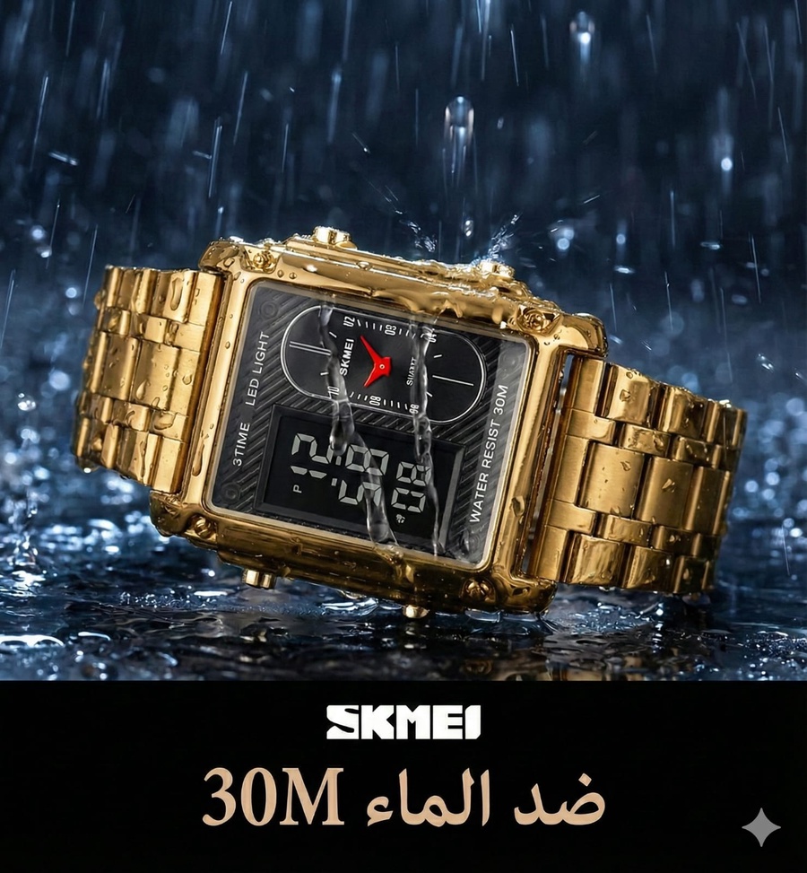 قوة تصميم… ومقاومة مياه تريحك من أي قلق