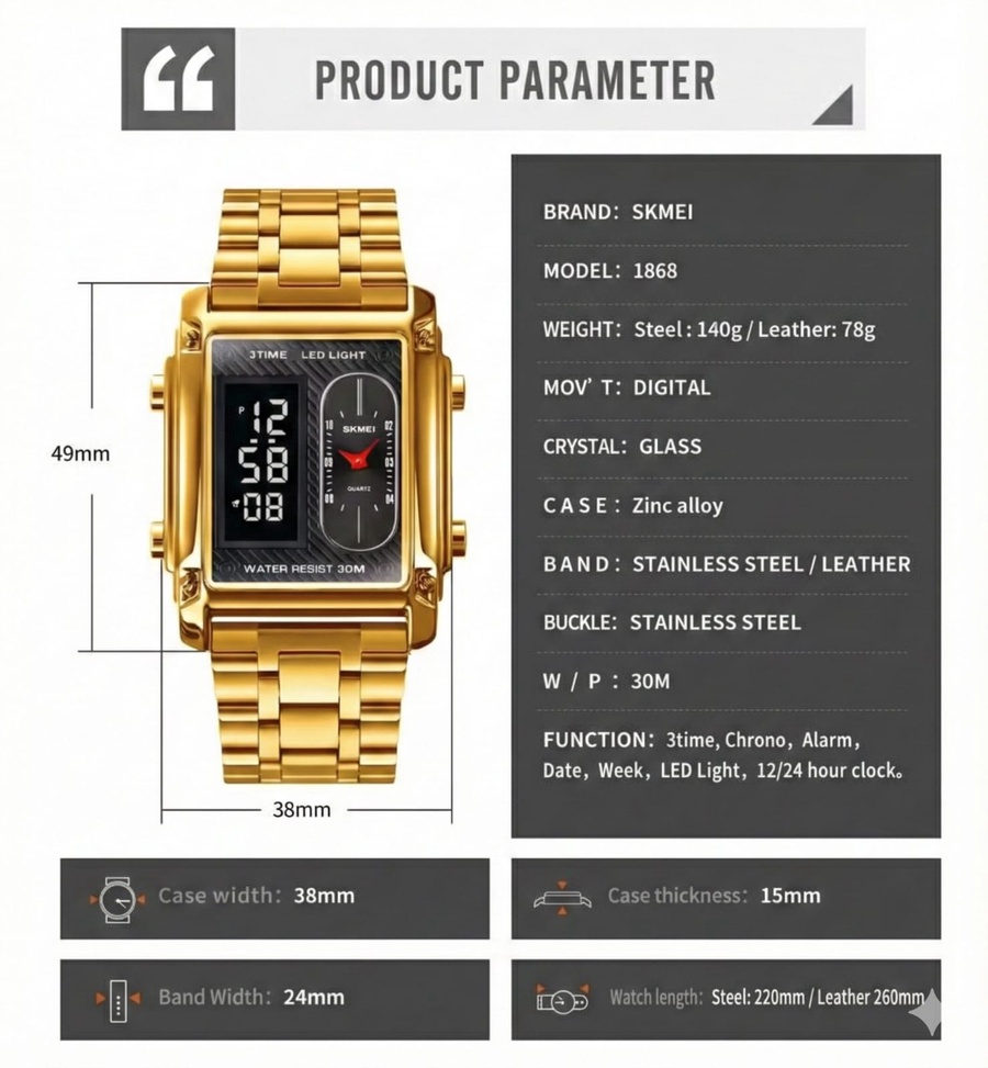 مواصفات الساعه 