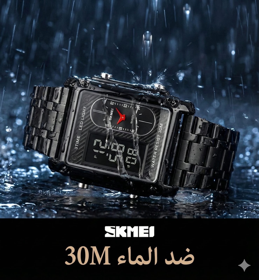 قوة تصميم… ومقاومة مياه تريحك من أي قلق