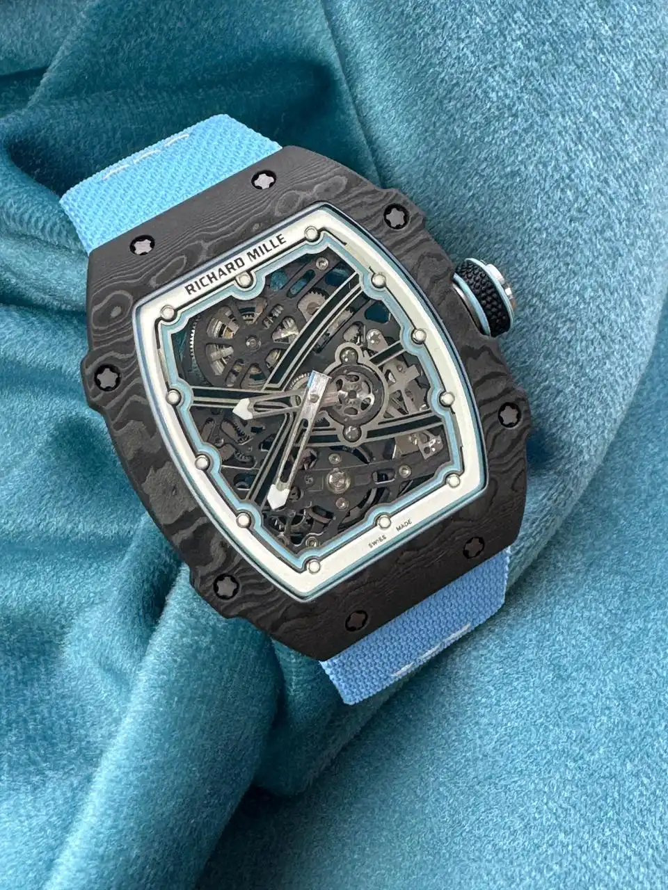  Richard Mille RM67-02 blue strap ultra slim Swiss Super Master
