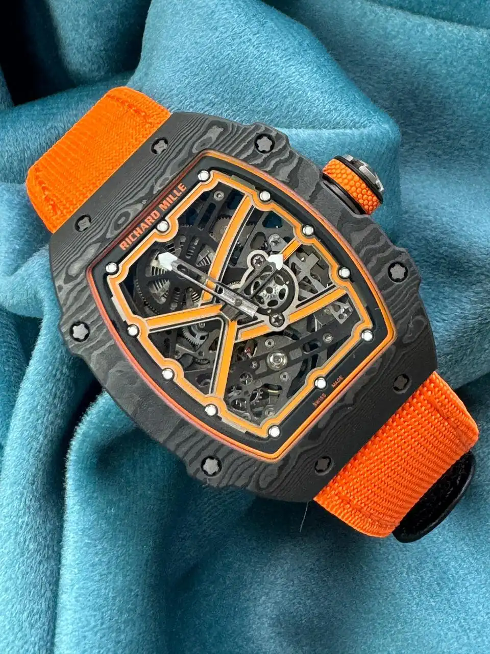  Richard Mille RM67-02 orange strap ultra slim Swiss Super Master
