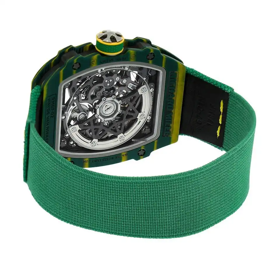  Richard Mille RM67-02 green strap ultra slim Swiss Super Master