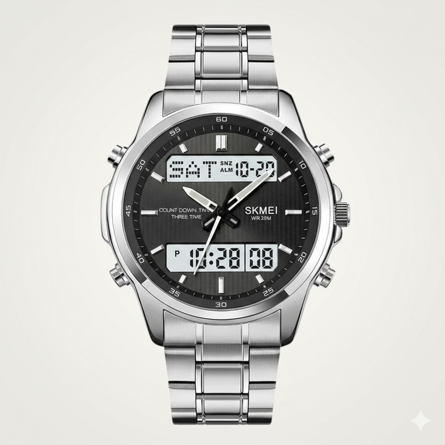SKMEI Chronograph – Silver