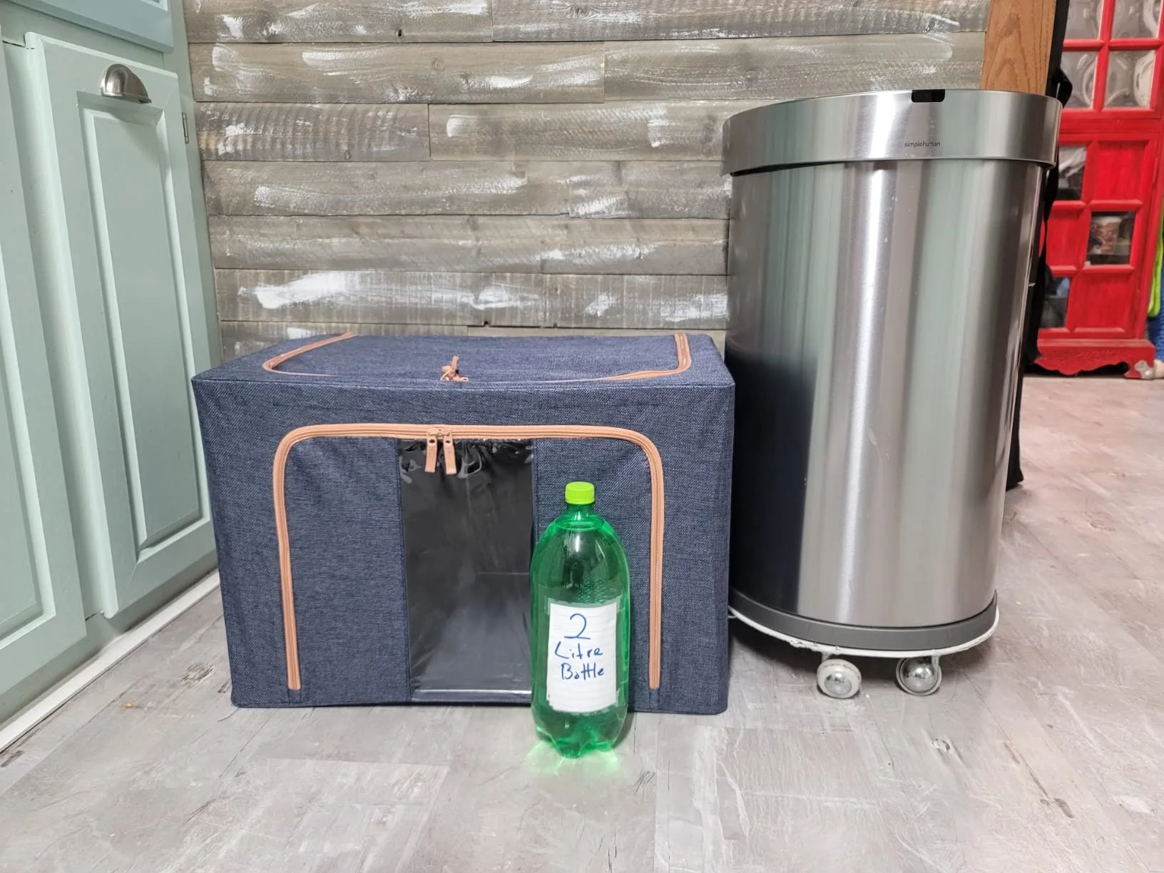 حجم صندوق التخزين الطبيعي