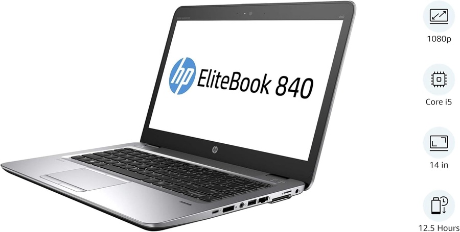 HP (Used) EliteBook 840 G3 Intel Core i5 6th Generation 16GB DDR4 RAM 512GB SSD HARD-DRIVE 14