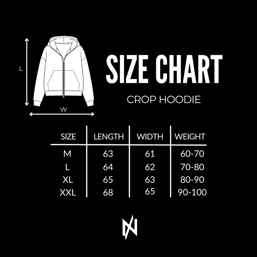 Crop Hoodie "Dark Grey"