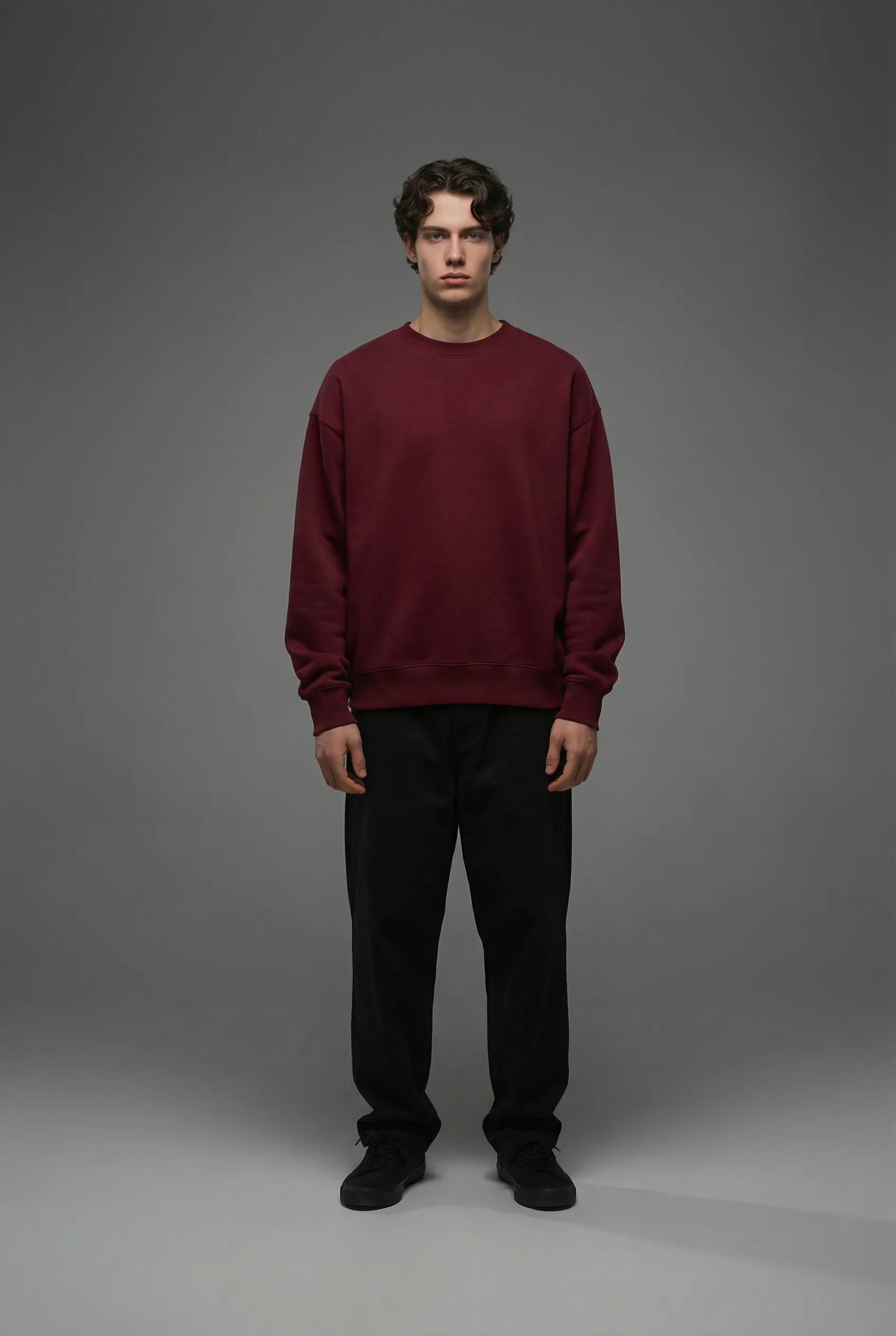Round Basic "Burgundy"