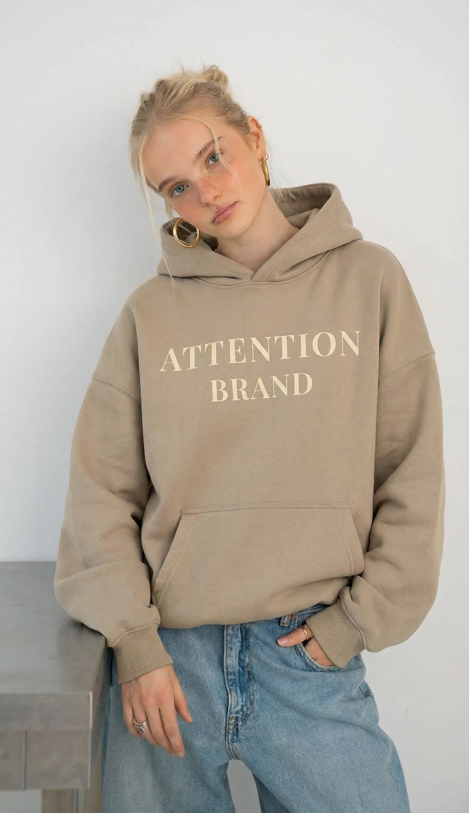 Hoodie "ATTENTION BRAND"
