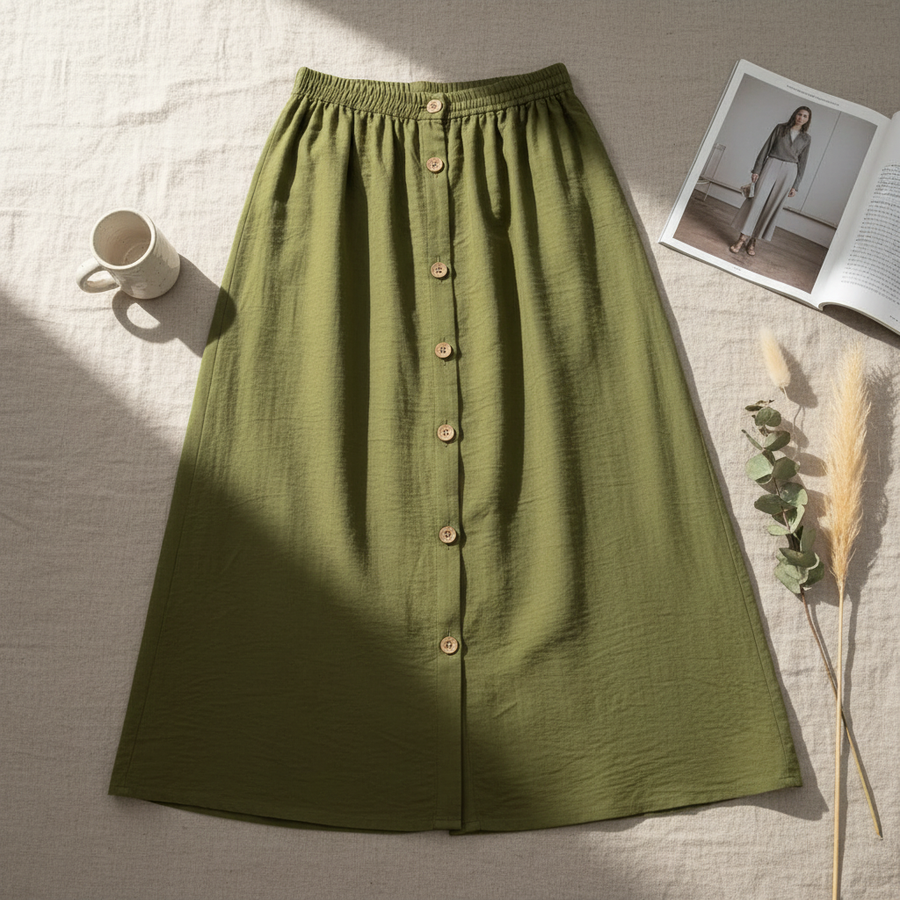 Modest skirt- Soft Lemon💛