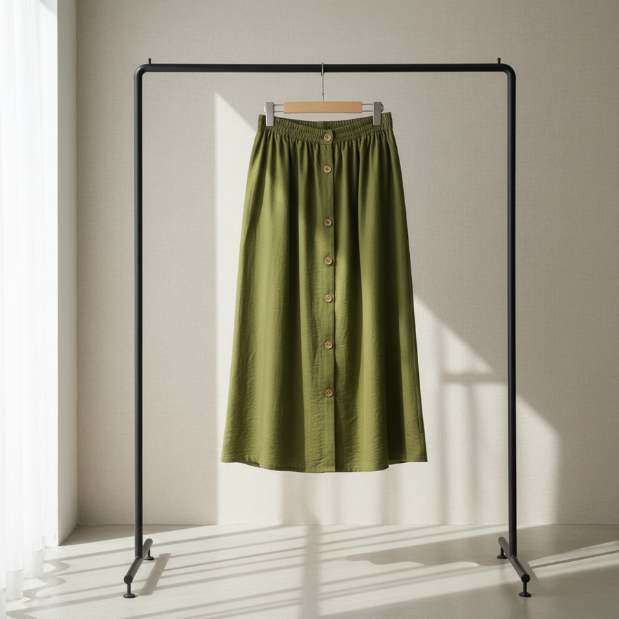 Modest skirt- Soft Lemon💛