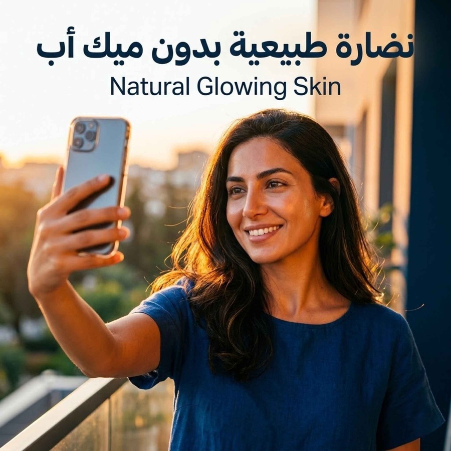 نضارة طبيعية بدون ميك أب