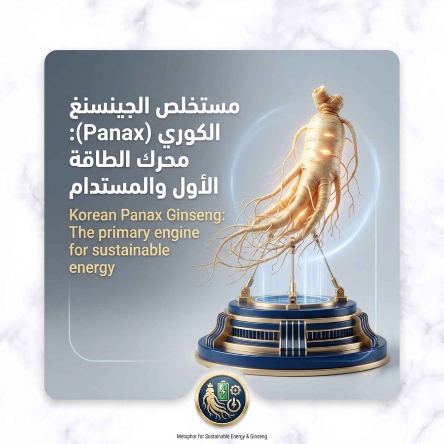 مستخلص الجينسنغ الكوري محرك الطاقة الأول والمستدام