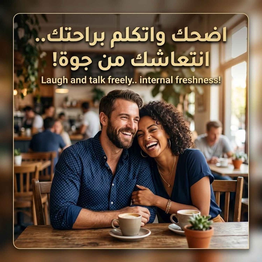 اضحك واتكلم براحتك.. انتعاشك من جوة