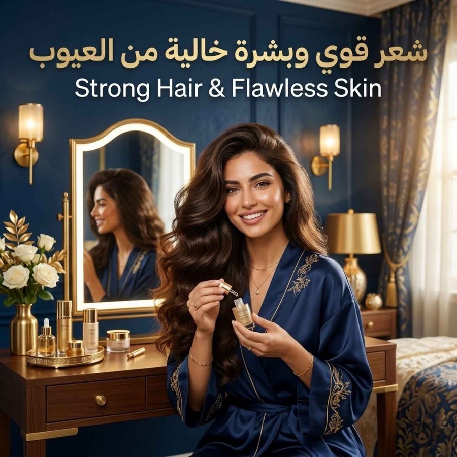 شعر قوي وبشرة خالية من العيوب