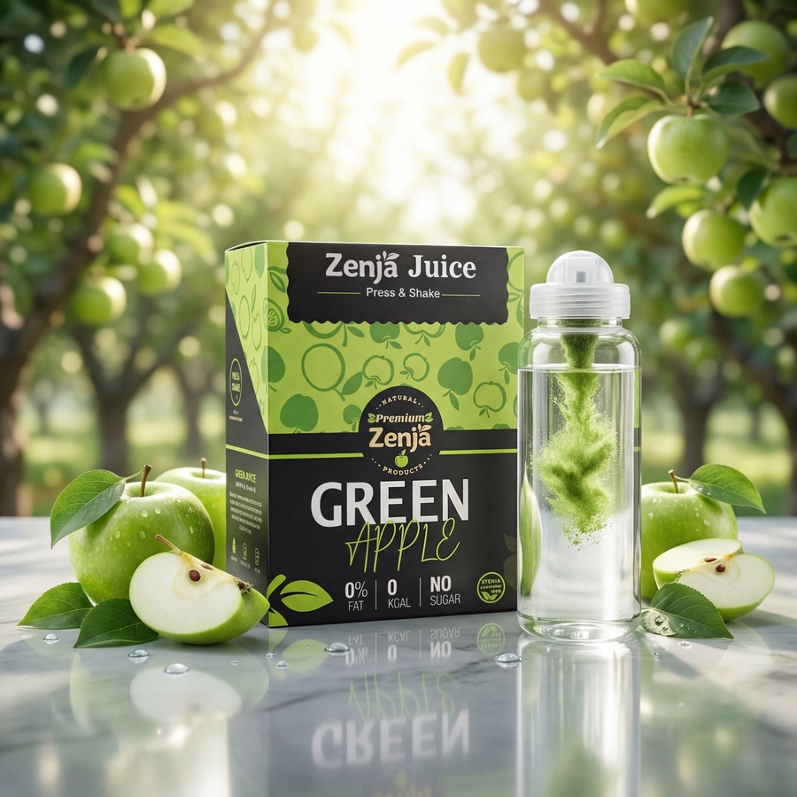 زينجا جوس تفاح أخضر