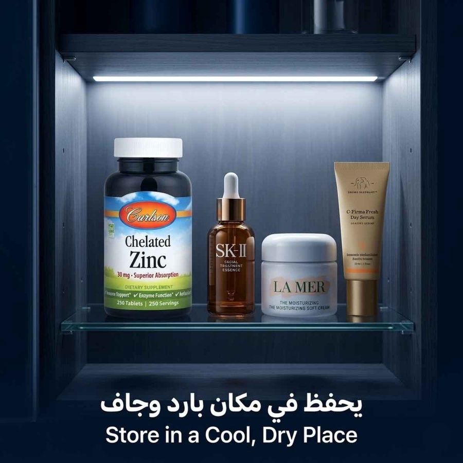 الخطوة الثالثة: يحفظ في مكان بارد وجاف