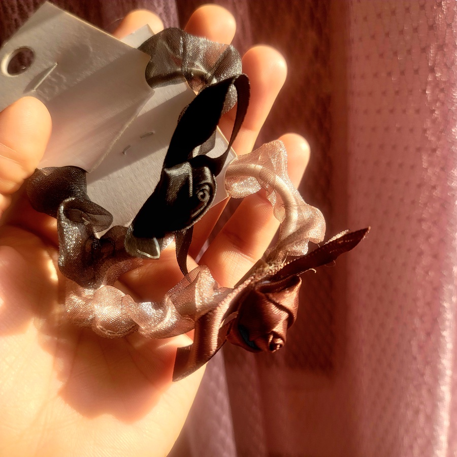 Flower Organza Tie