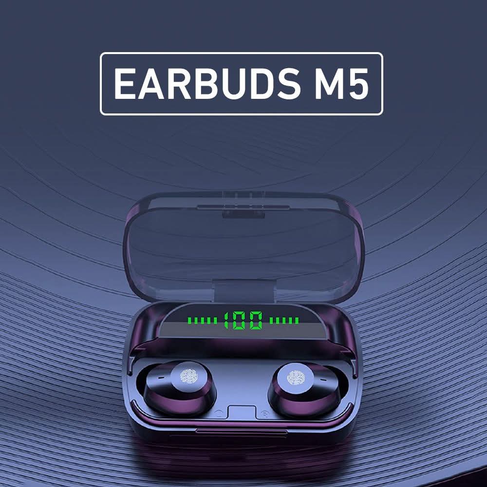 سماعة بلوتوث M5 مع باوربانك