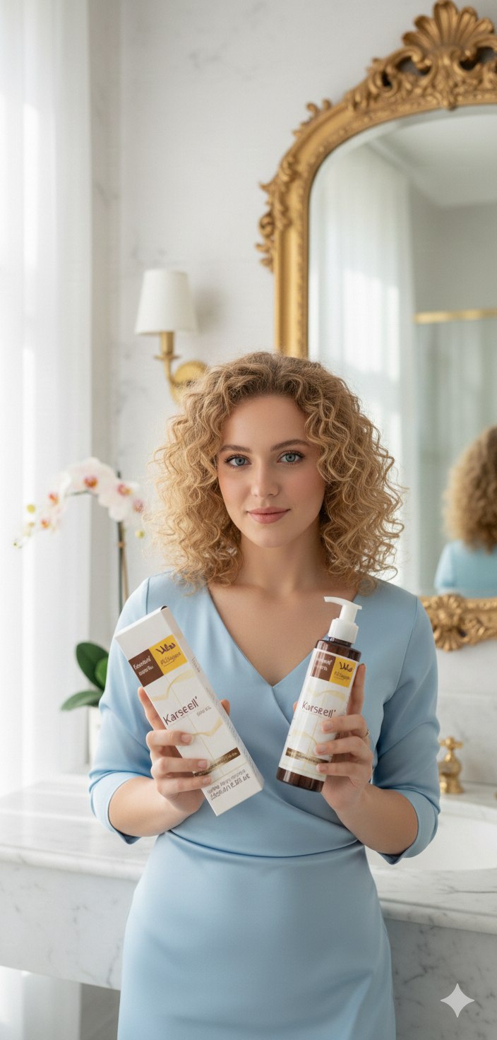 عرض karseel  (Hair mask+hair oil)