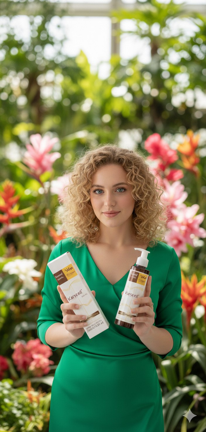 عرض karseel  (Hair mask+hair oil)