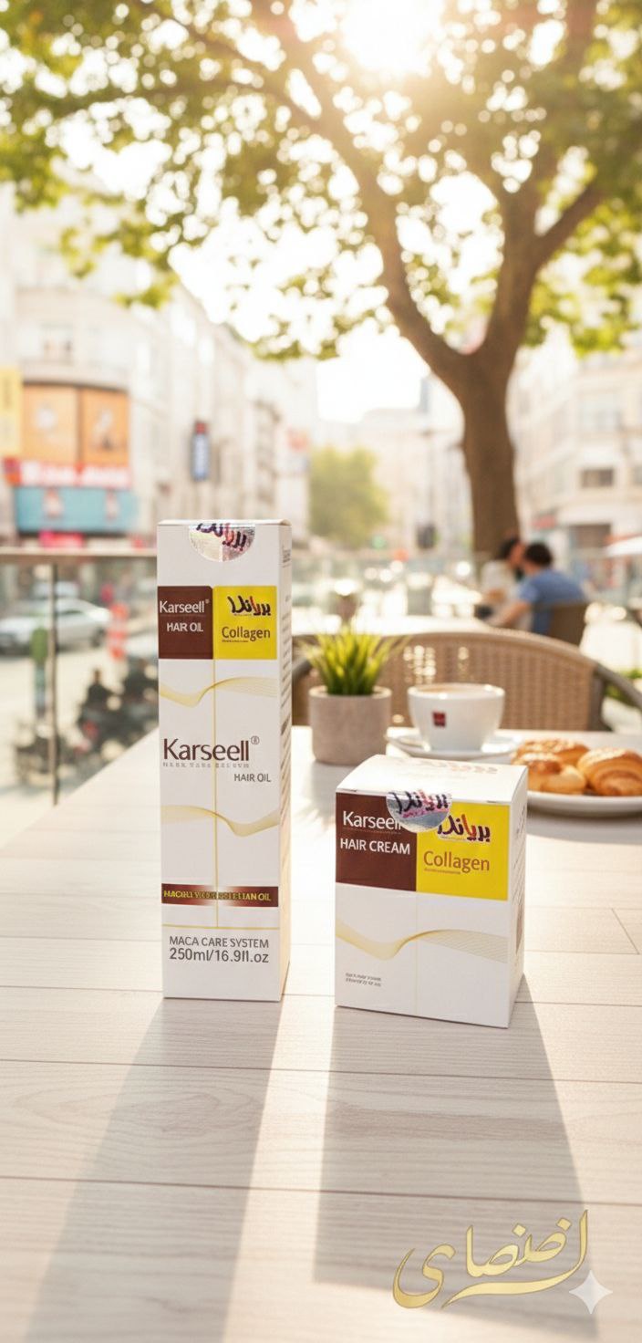 عرض karseel  (Hair mask+hair oil)