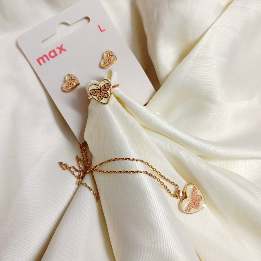 Butterfly Hearts Jewelry Set