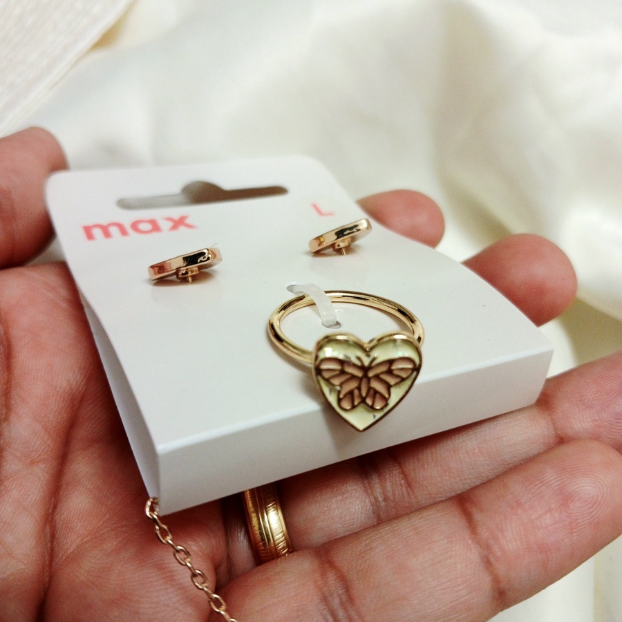 Butterfly Hearts Jewelry Set