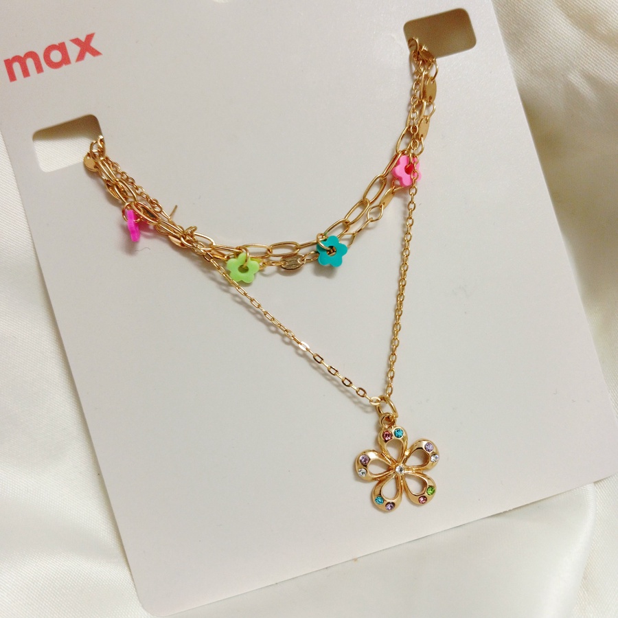 Flowery simple cute Necklace