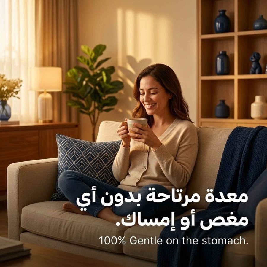 معدة مرتاحة بدون أي مغص أو إمساك