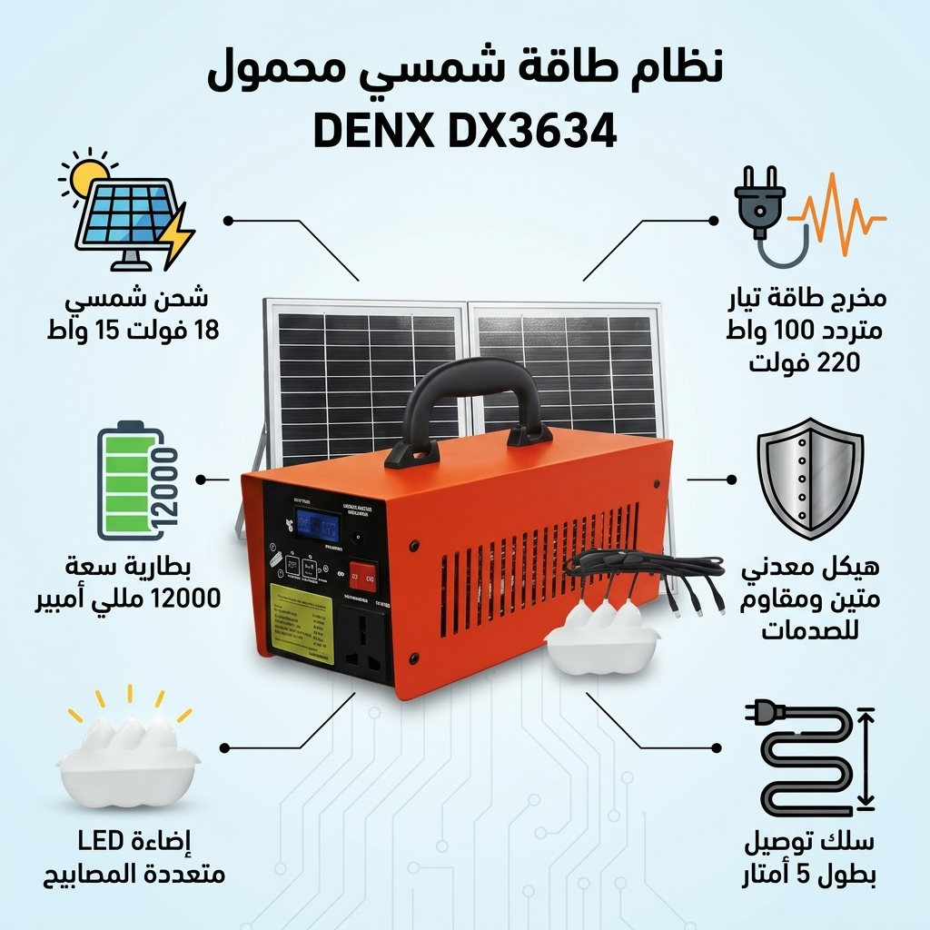 تصميم ومنافذ محطة الطاقة