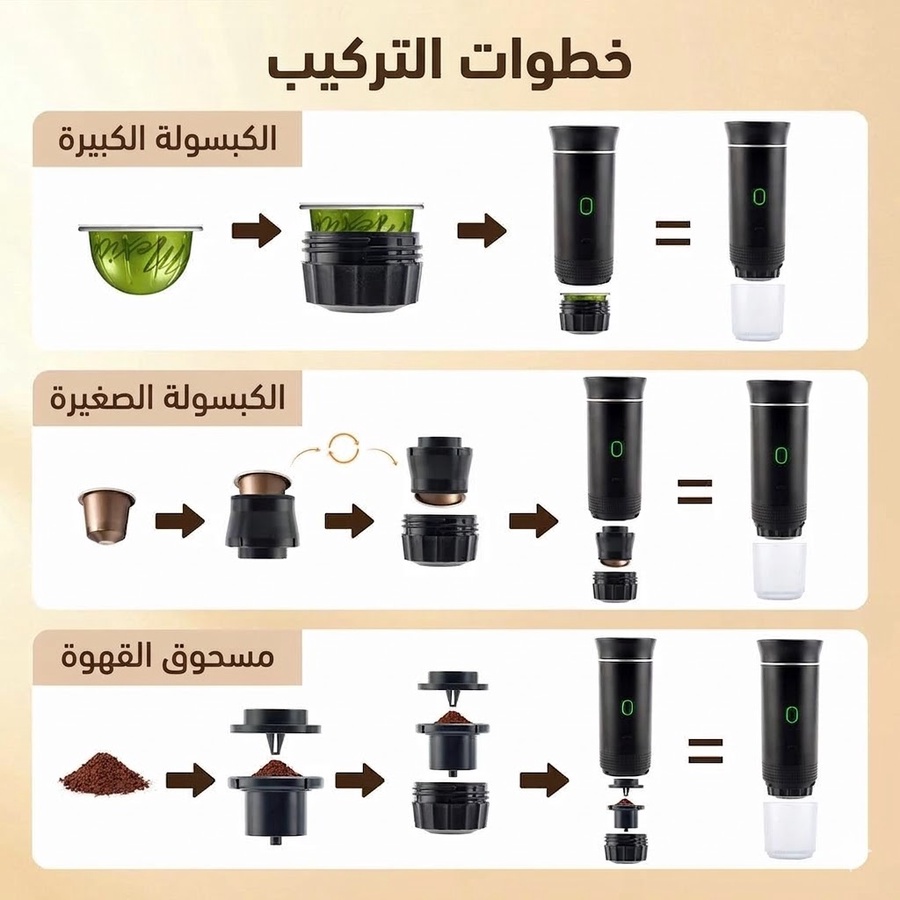 خطوات التركيب