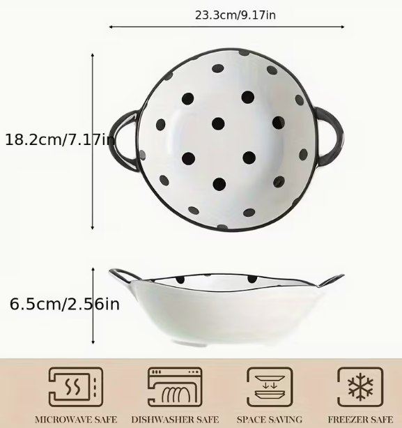 طبق كبير عميق