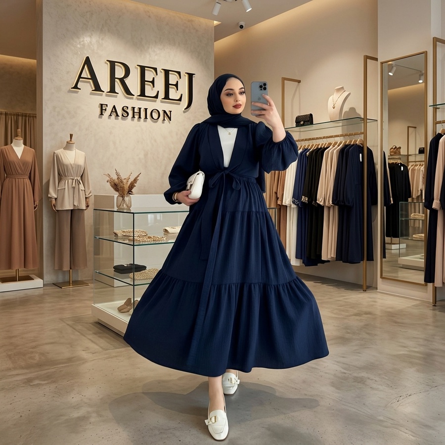 طقم 3 قطع 074 “Luna Turkish Set – طلة تركية راقية”