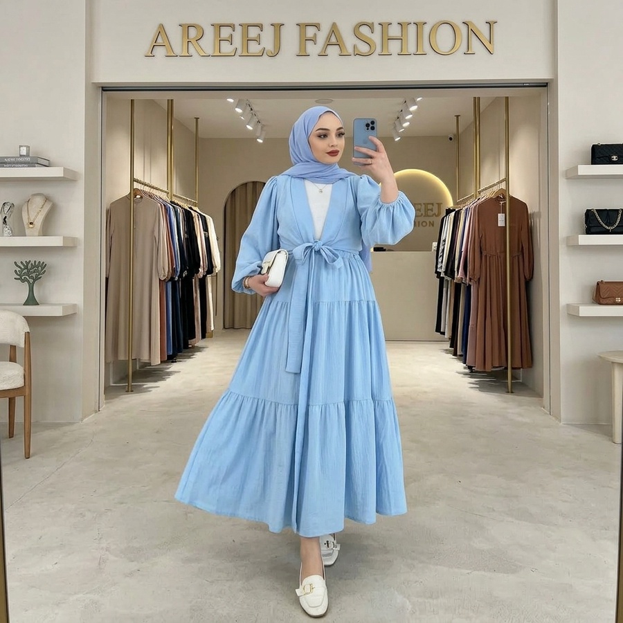 طقم 3 قطع 074 “Luna Turkish Set – طلة تركية راقية”